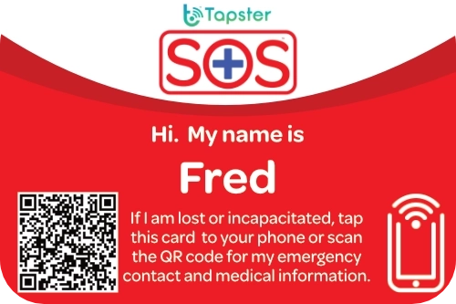 SOS Card by Tapster example card